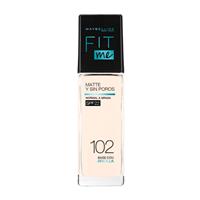 MAYBELLINE BASE FITME MATTE SIN POROS 102 30ml