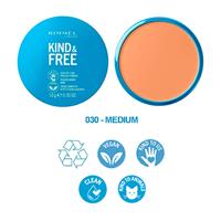 RIMMEL POLVO COMPACTO KIND & FREE 030 MEDIUM