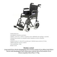 ASPEN SILLA DE RUEDAS TRANSP.30/20 41cm (YK9032)