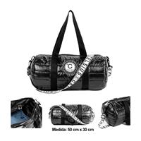 CELSIUS BOLSO LISBOA NEGRO METALIZADO