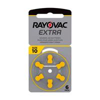 RAYOVAC EXTRA PILA P/AUDIFONO 10 6un