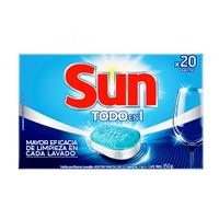 SUN LAVA VAJILLA TODO EN 1 20 PASTILLAS