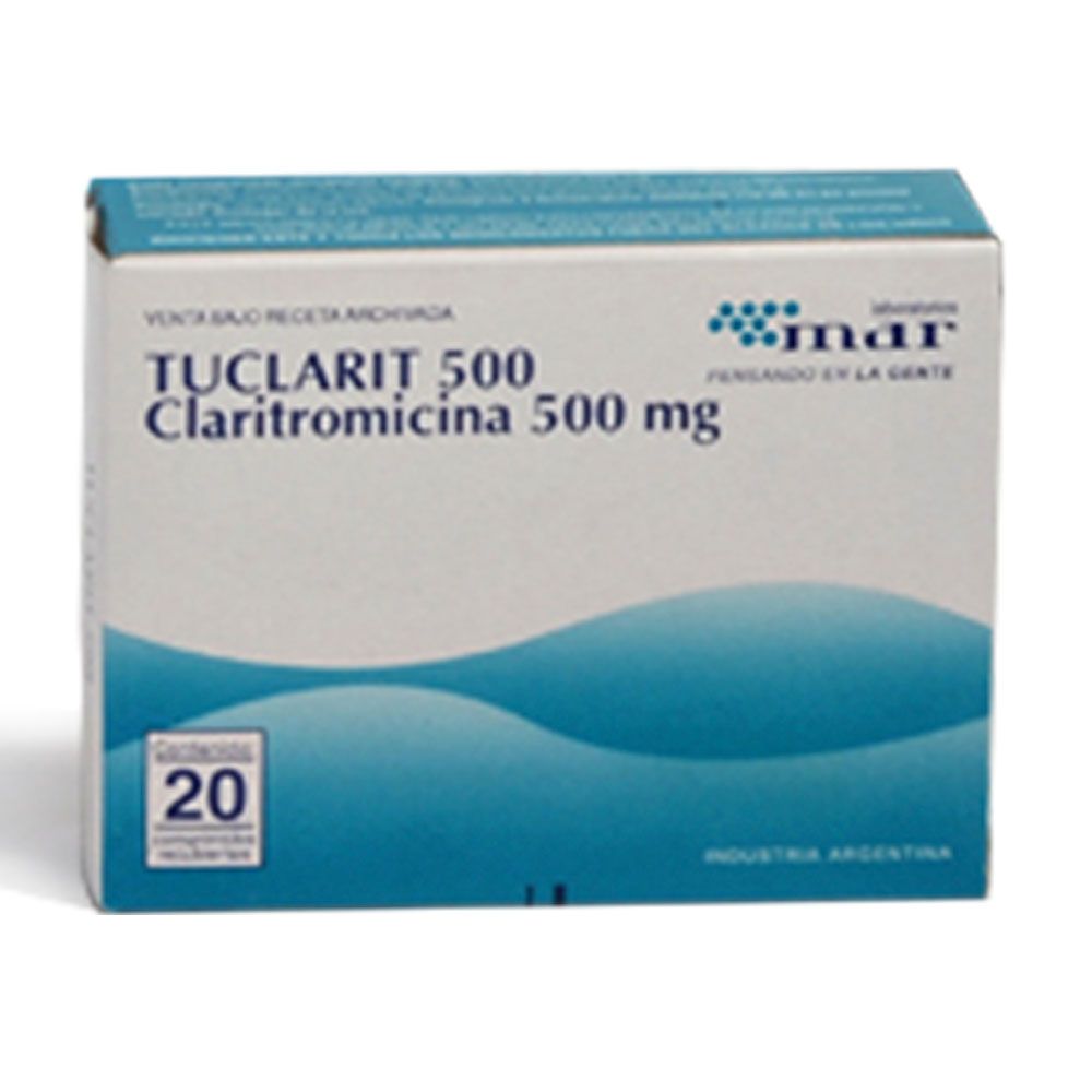TUCLARIT 500 MG.X 20 COMP.