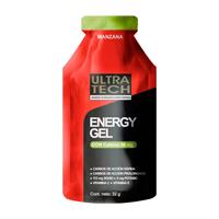 ULTRA TECH ENERGY GEL C/CAFEINA MANZANA 12UN