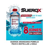 SUEROX ARANDANO-POMELO PACK 6 BOTELLAS x 630ml