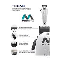MASTERTOOLS TECNO CORTADORA CABELLO 4 PIEZAS