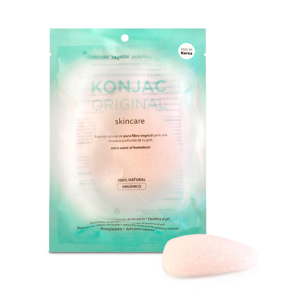KONJAC ESPONJA GOTA BLANCA 100% P/BEBES Y NIÑOS