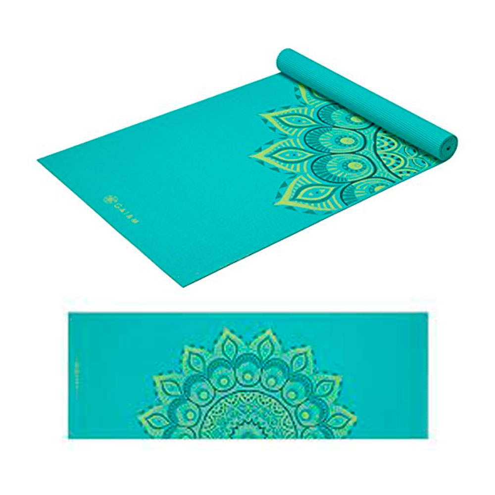 GAIAM MAT YOGA PREMIUM VERDE PRINT CAPRI 6mm