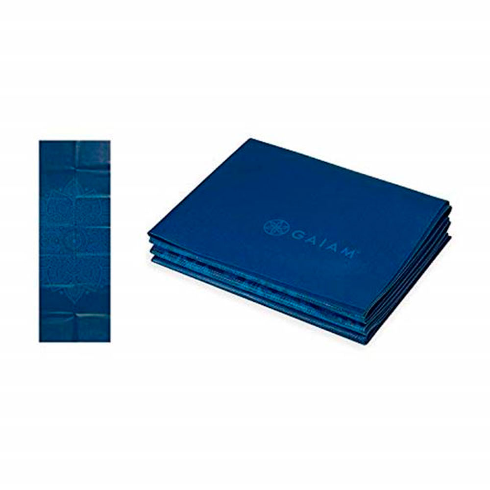 GAIAM MAT YOGA PLEGABLE AZUL 2MM
