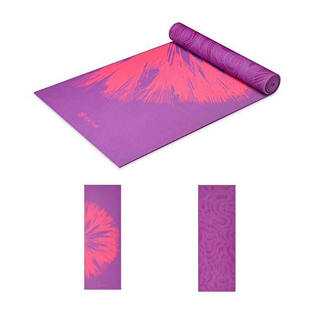 GAIAM MAT YOGA PREMIUM REVERSIBLE VIOLETA 6mm