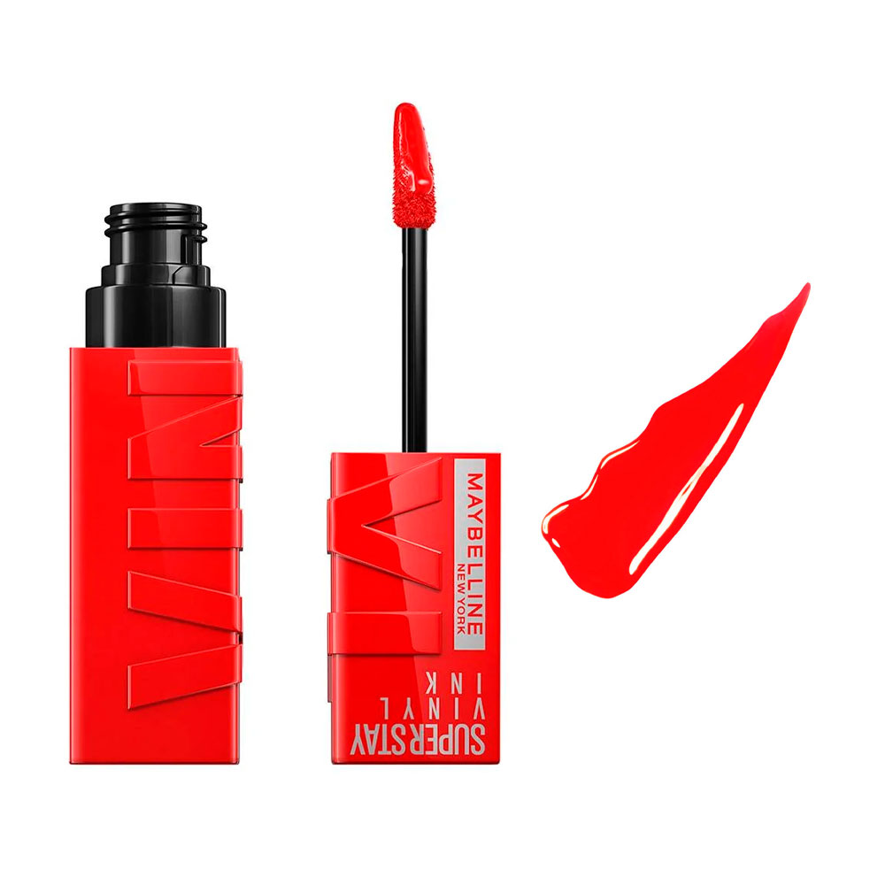 MAYBELLINE LABIAL SUPERSTAY VINYL INK 25 RED HOT