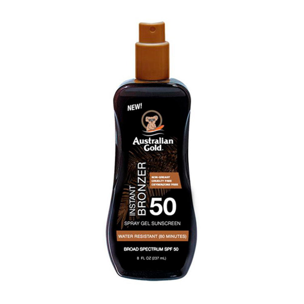 AUSTRALIAN GOLD FPS50 BRONZER SPRAY GEL 237ml