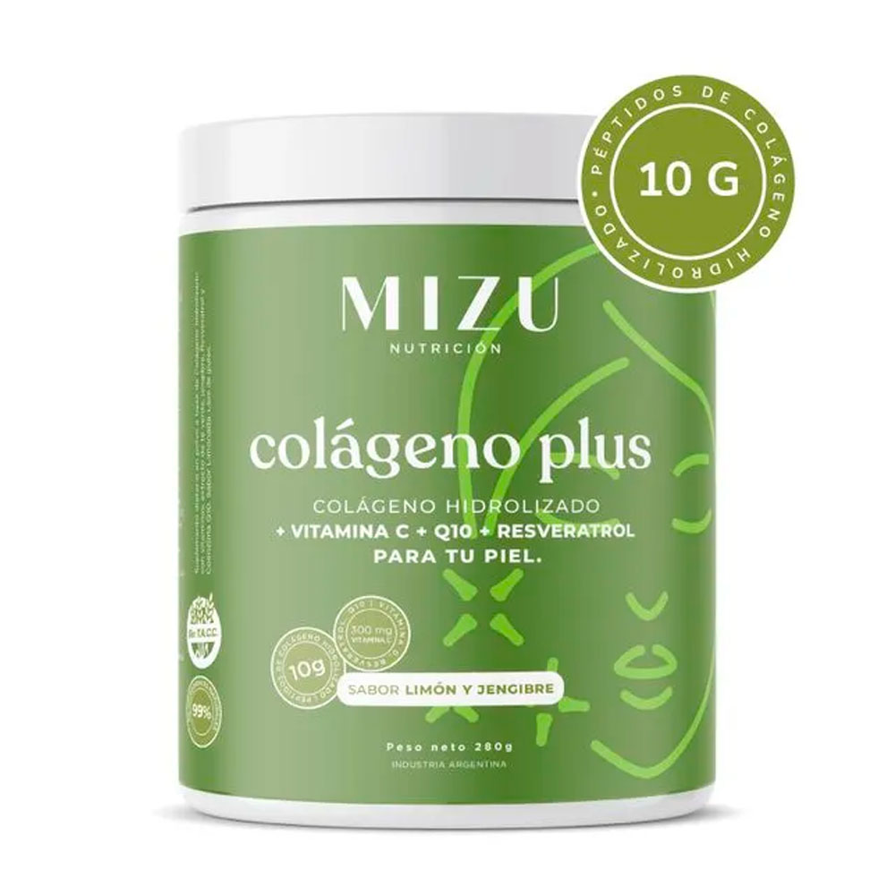 MIZU COLAGENO PLUS LIMON Y JENGIBRE 280GR
