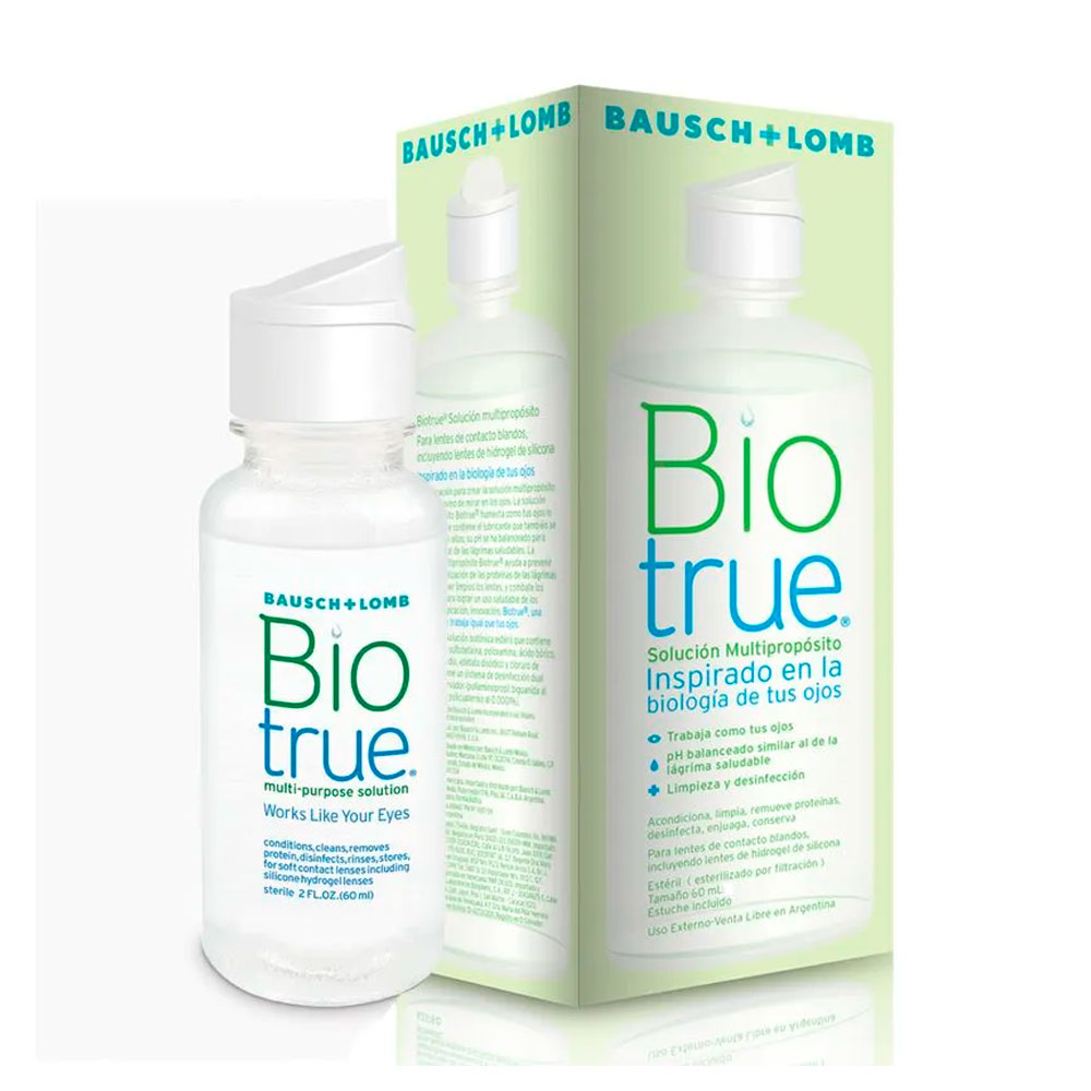 BIO TRUE 60ml B&L SOLUCION MULTIUSO