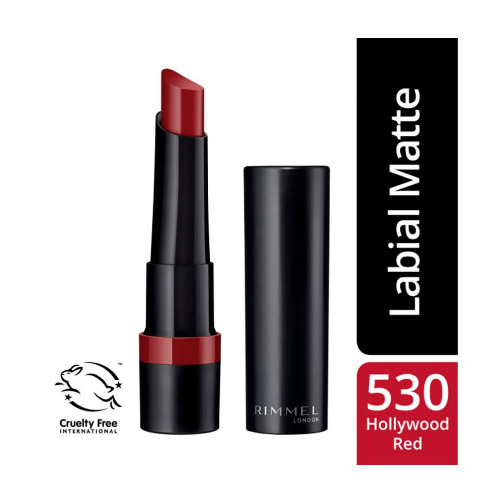 RIMMEL LABIAL LASTING FINISH MATTE 530 HOLLY.RED
