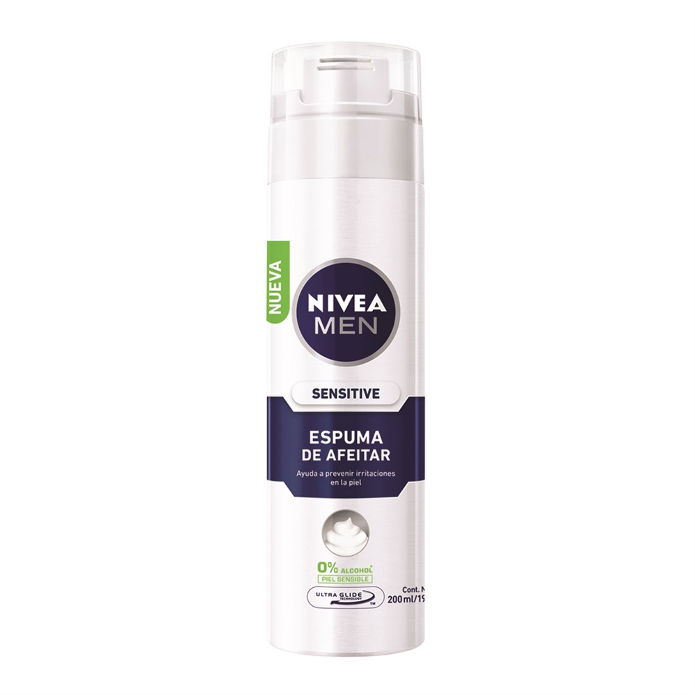 NIVEA MEN ESPUMA AFEITAR SENSITIVE 200ml