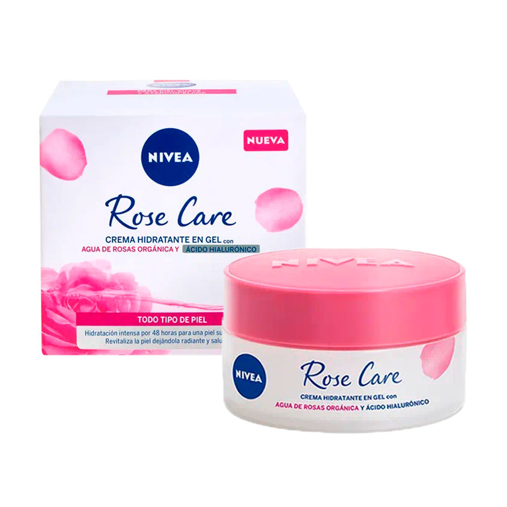 NIVEA ROSE CARE CREMA GEL HIDRATANTE 50gr