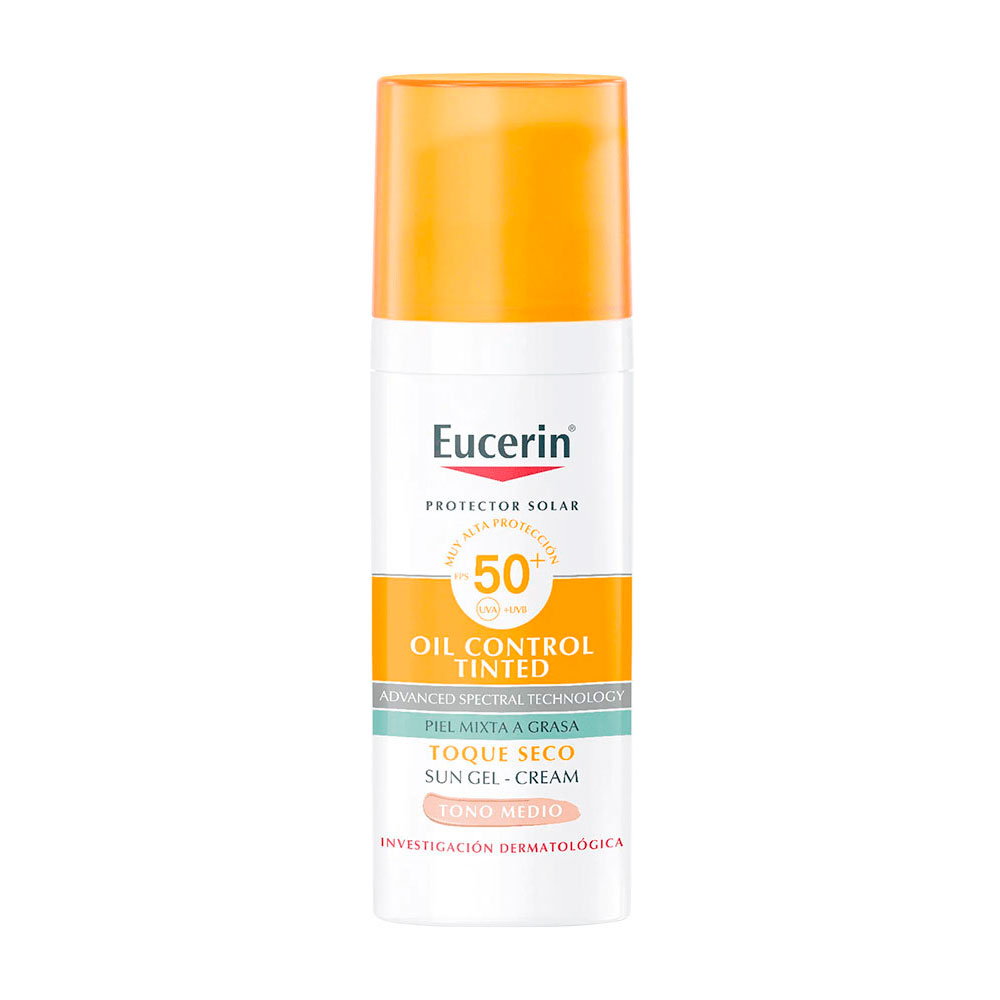 EUCERIN SOLAR OIL CONTROL TONO MEDIO FPS50+ 50ml