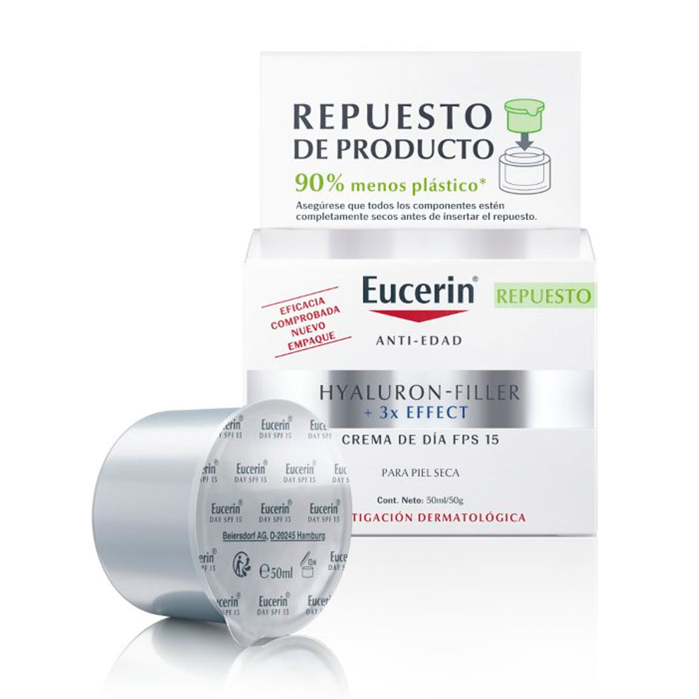 EUCERIN HYALURON FILLER DIA FPS 15 REPUESTO 50ml