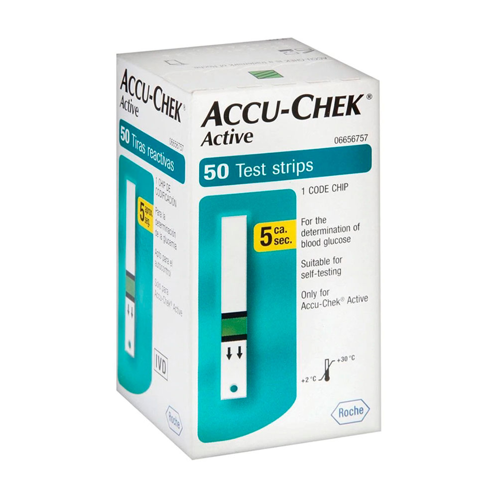 ACCU-CHEK ACTIVE TIRAS REACTIVAS x 50un