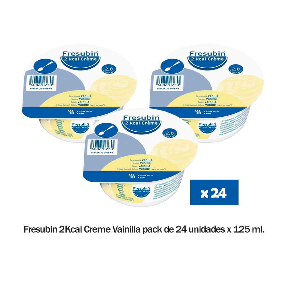 FRESUBIN 2 KCAL DRINK CR.VAINILLA 125ML PACK X 24