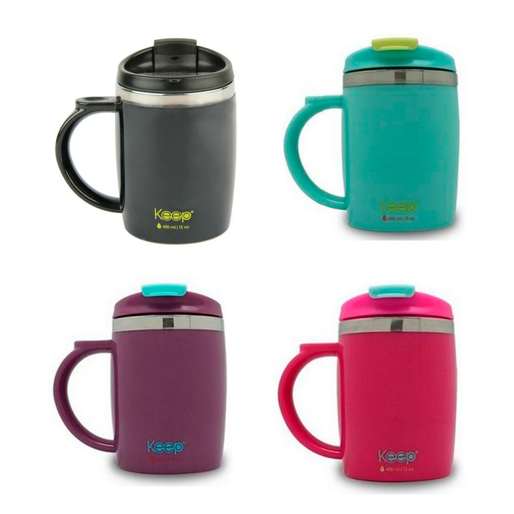 KEEP TAZA TERMICA CLASICA CON ASA 400ml
