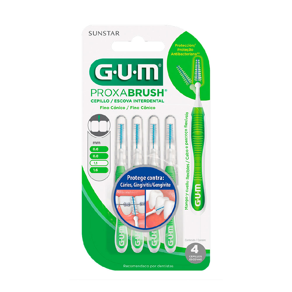GUM CEPILLO INTERDENTAL 1414 PORTATIL 1.1mm x4