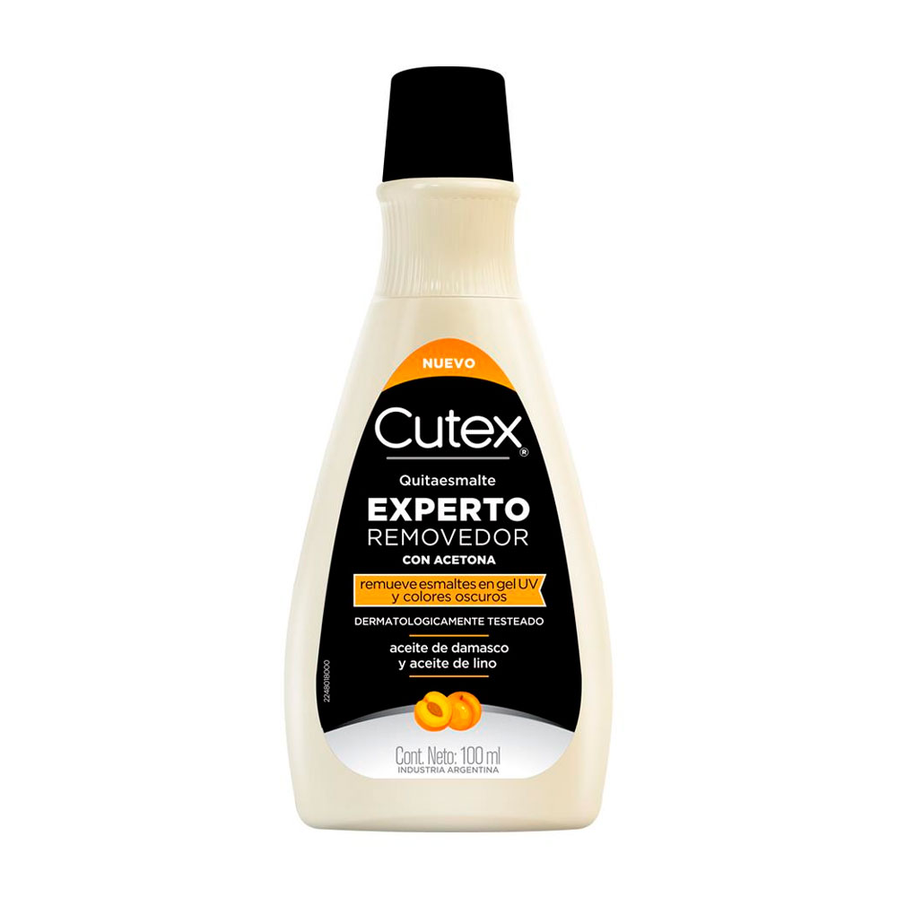 CUTEX QUITAESMALTE EXPERTO REMOVEDOR 100ml
