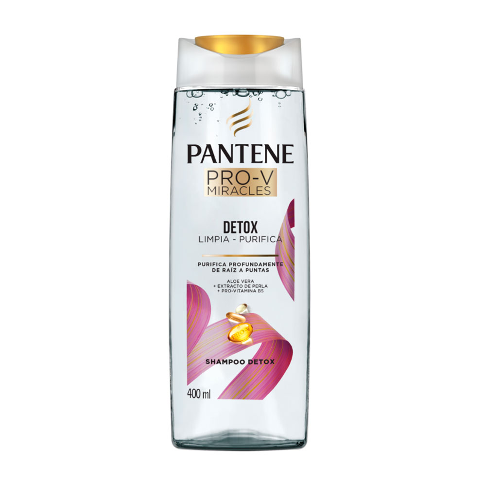 PANTENE SHAMPOO DETOX 400ml MIRACLES