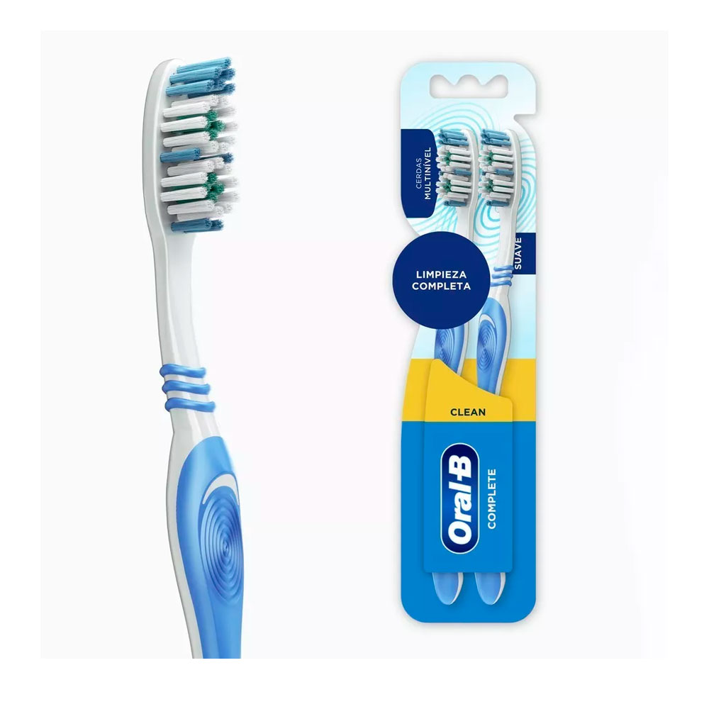 ORAL B CEPILLO COMPLETE SUAVE x2un