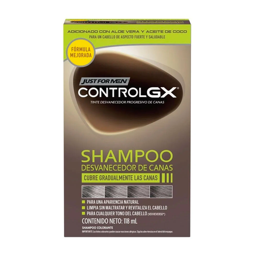 JUST FOR MEN CONTROL GX SHAMPOO GRADUAL 118ml