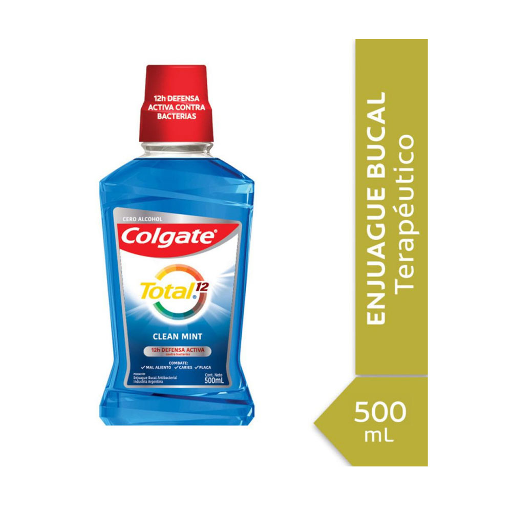 COLGATE ENJUAGUE BUCAL T12 500ml