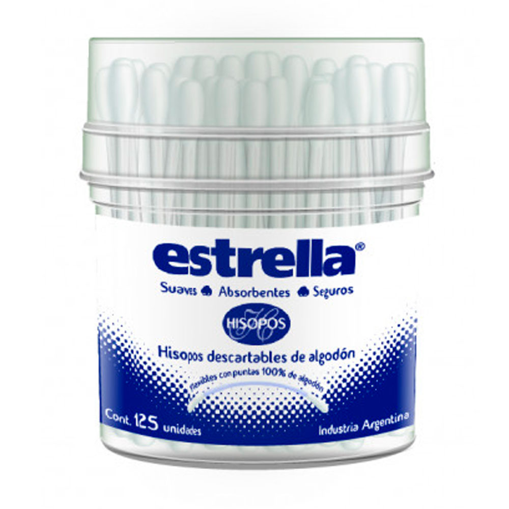 ESTRELLA HISOPOS 125un POTE