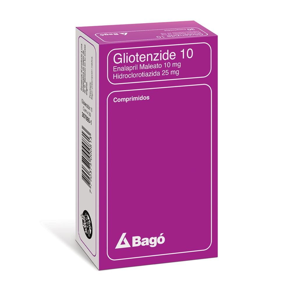 GLIOTENZIDE 10MG.X 30 COMP.