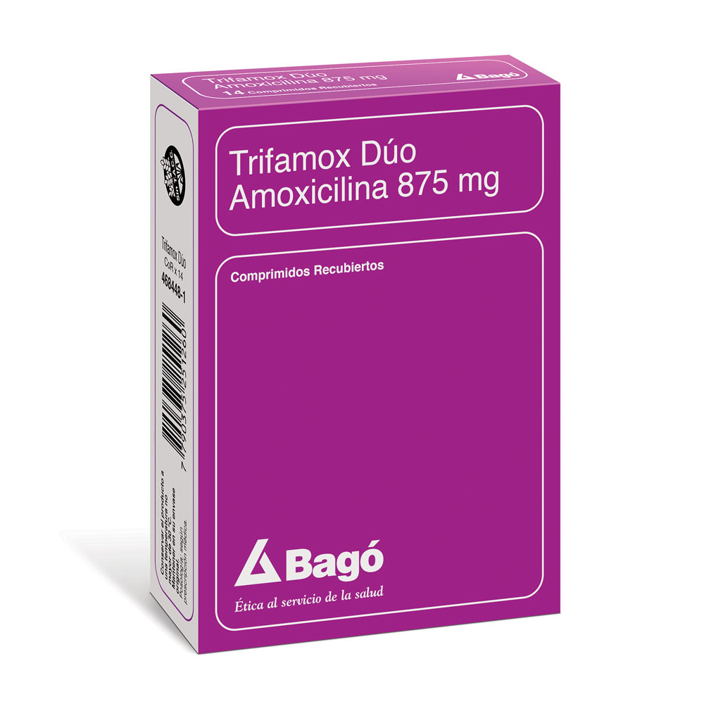 TRIFAMOX DUO 875 MG.X 14 COMP