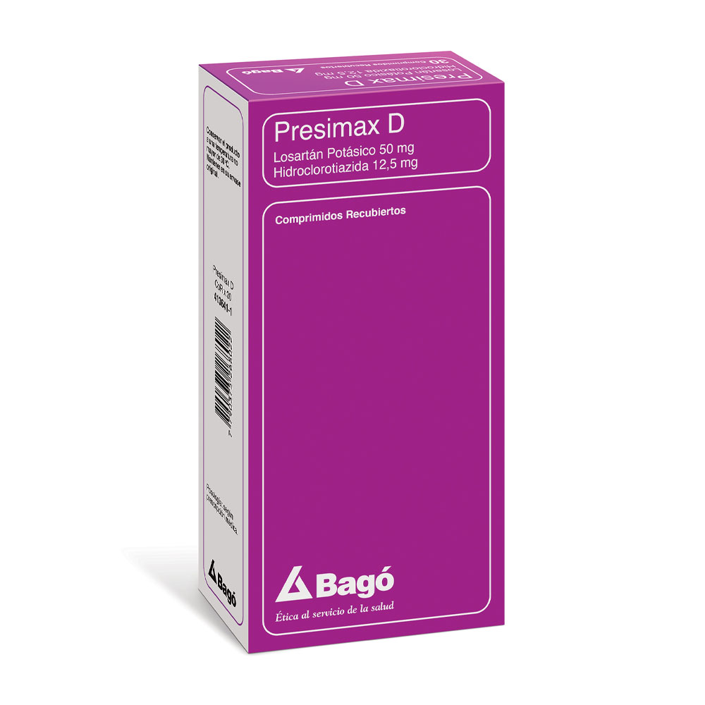 PRESIMAX D 50/12,5 MG X 30