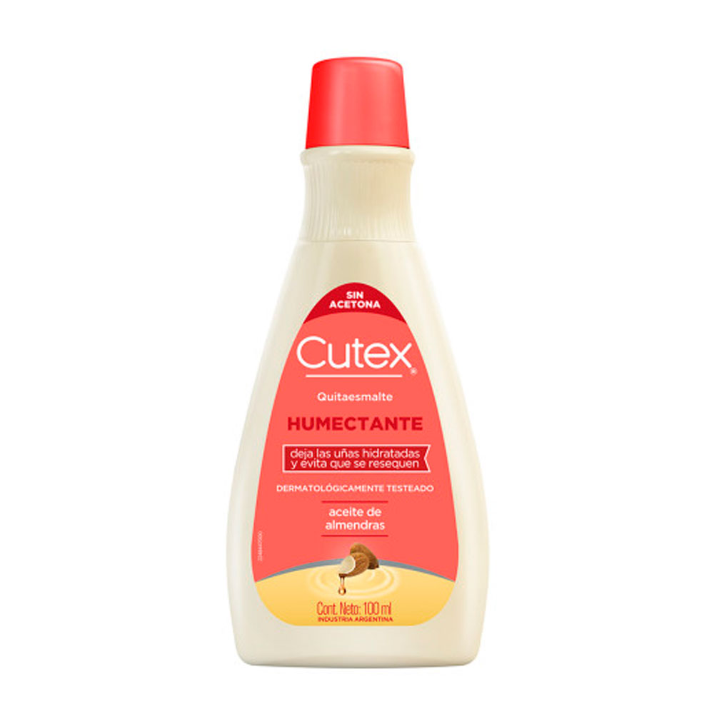 CUTEX QUITAESMALTE HUMECTANTE (ROJO) 100ml