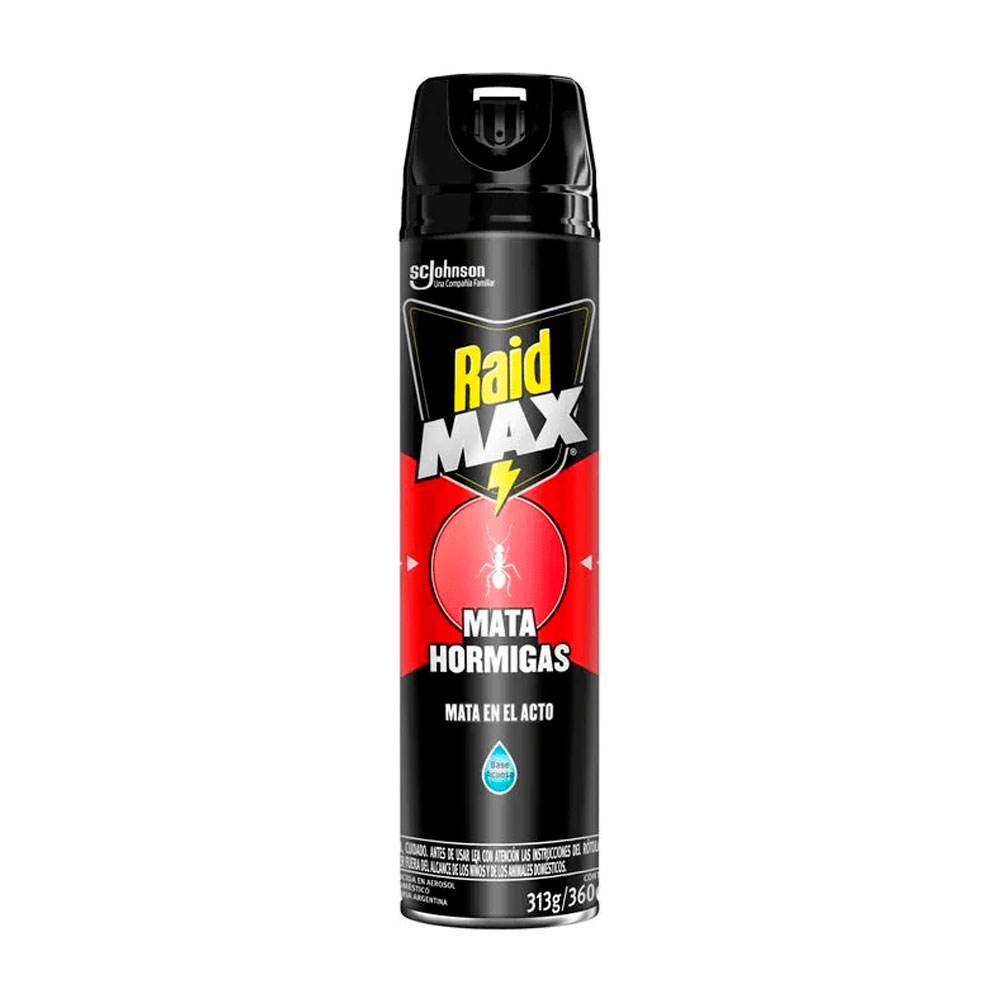 RAID INSECTICIDA MATA HORMIGAS EN EL ACTO 360ml