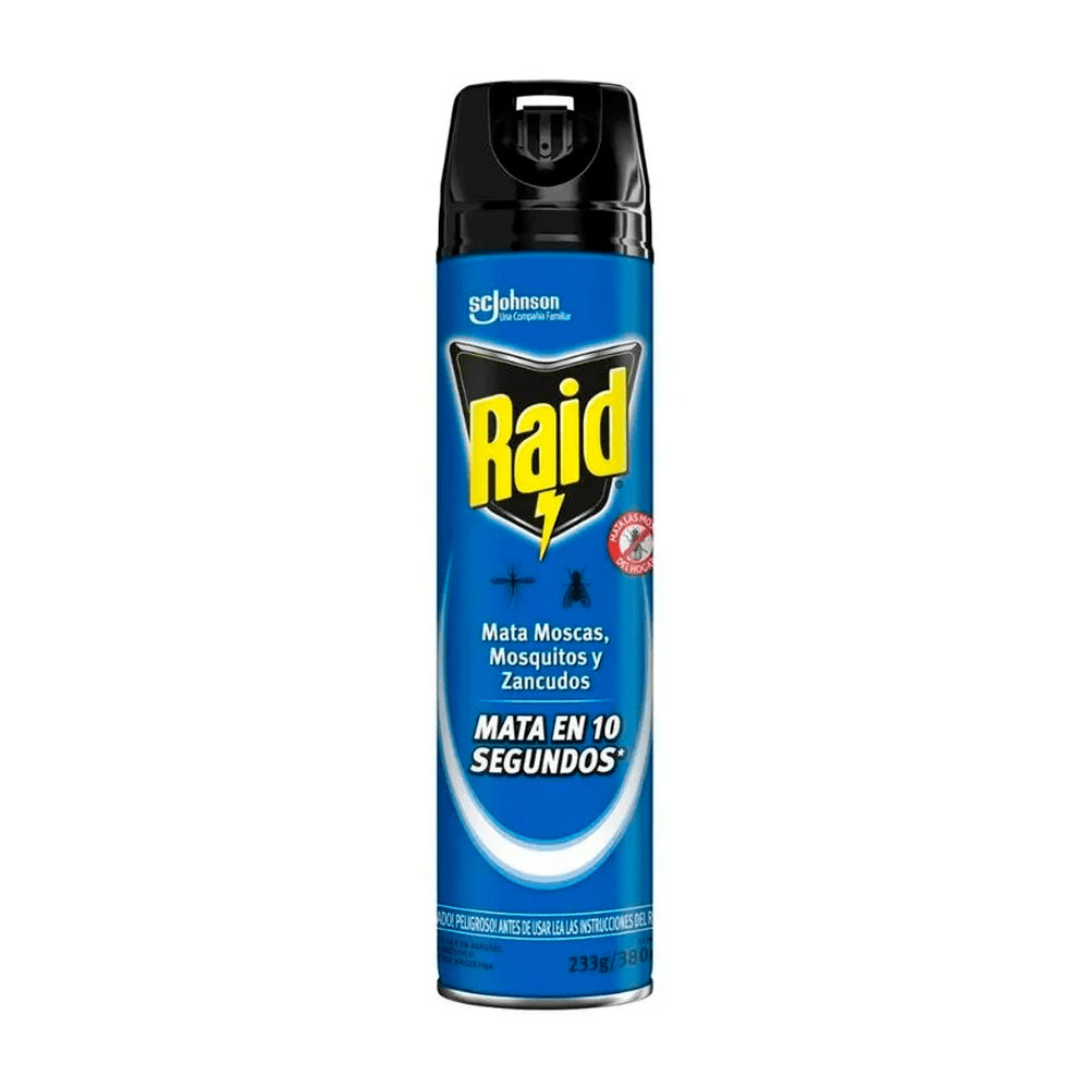 RAID INSECTICIDA MATA MOSCA/MOSQUITO 380ml
