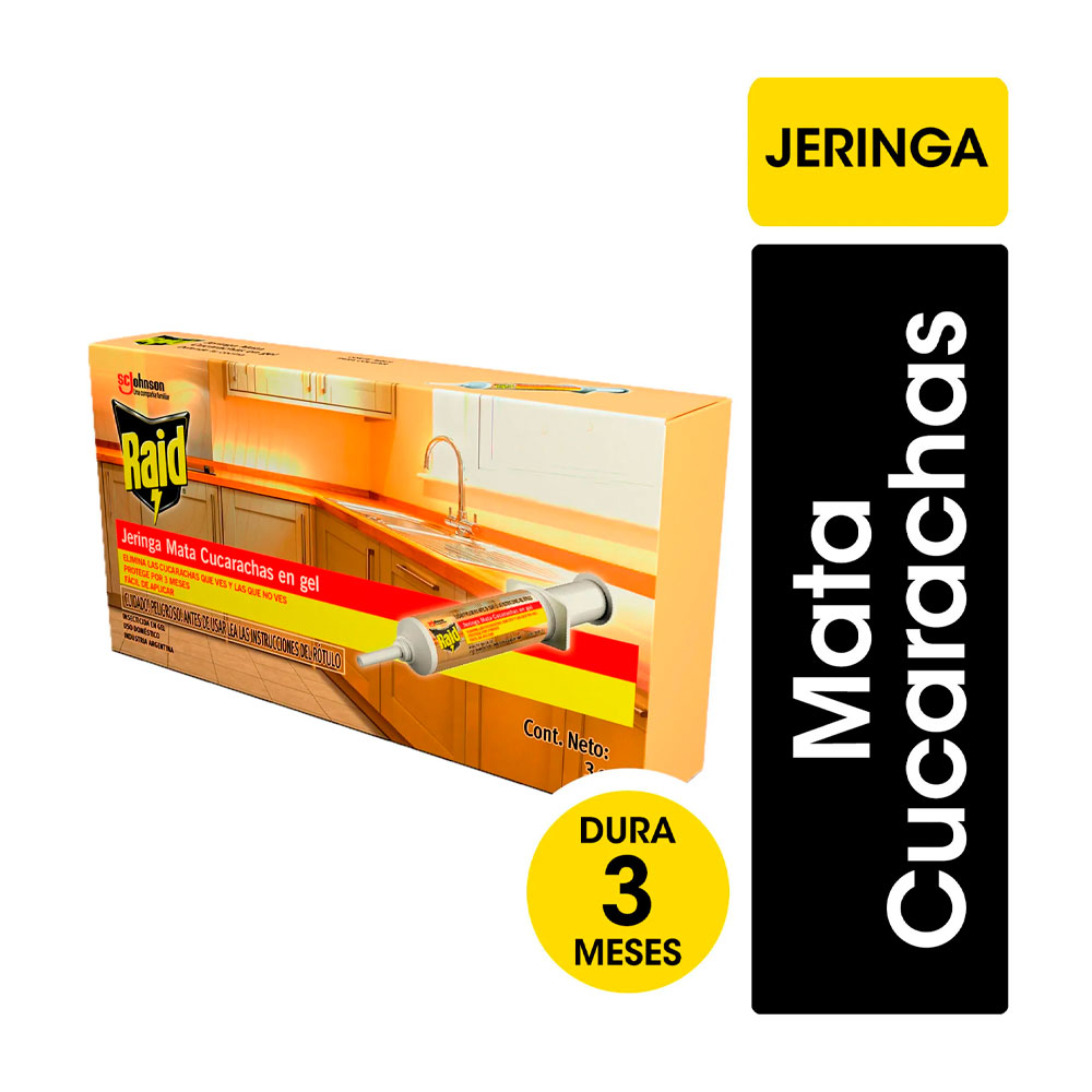 RAID JERINGA MATA CUCARACHA EN GEL 3gr