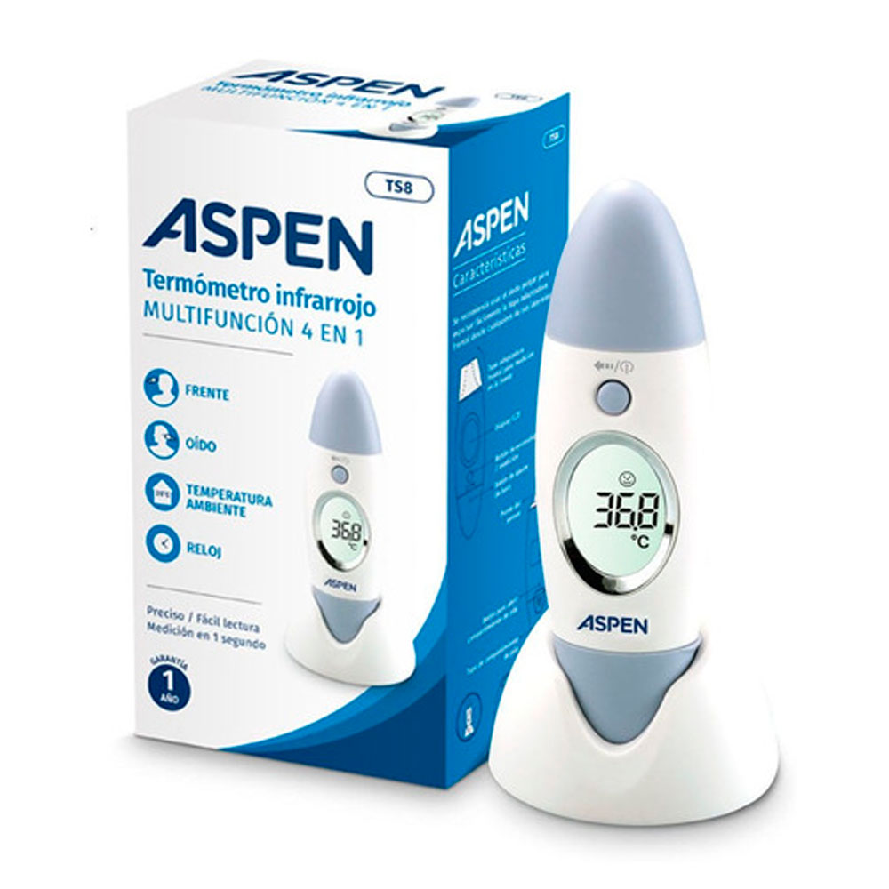 ASPEN TERMOMETRO INFRARROJO MULTIFUNCION 4 EN 1
