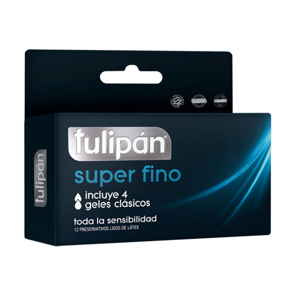 PRESERVATIVOS TULIPAN SUPER FINOS x 12un
