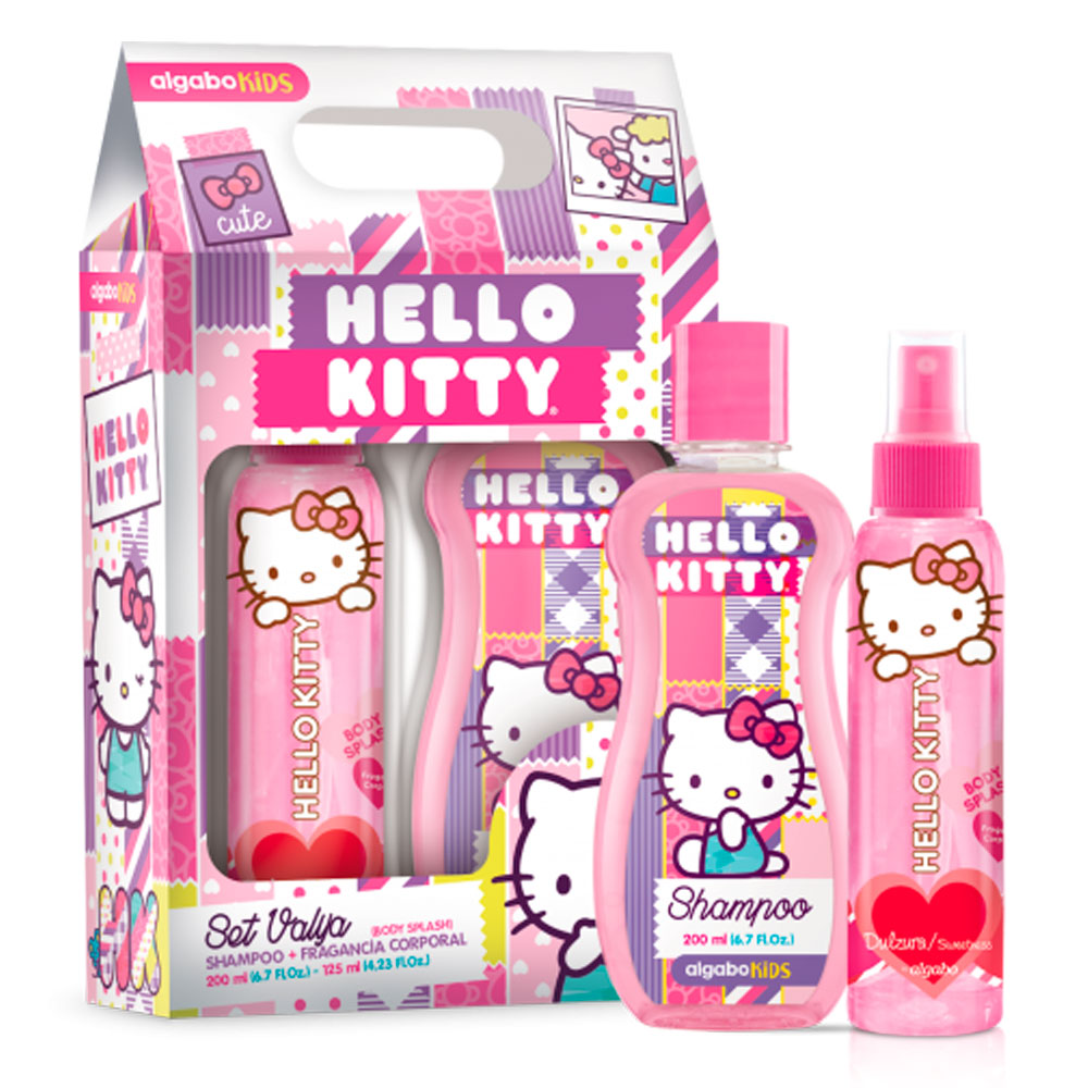 HELLO KITTY SET (BODY SPLASH 125ml+SHAMPOO 200ml)