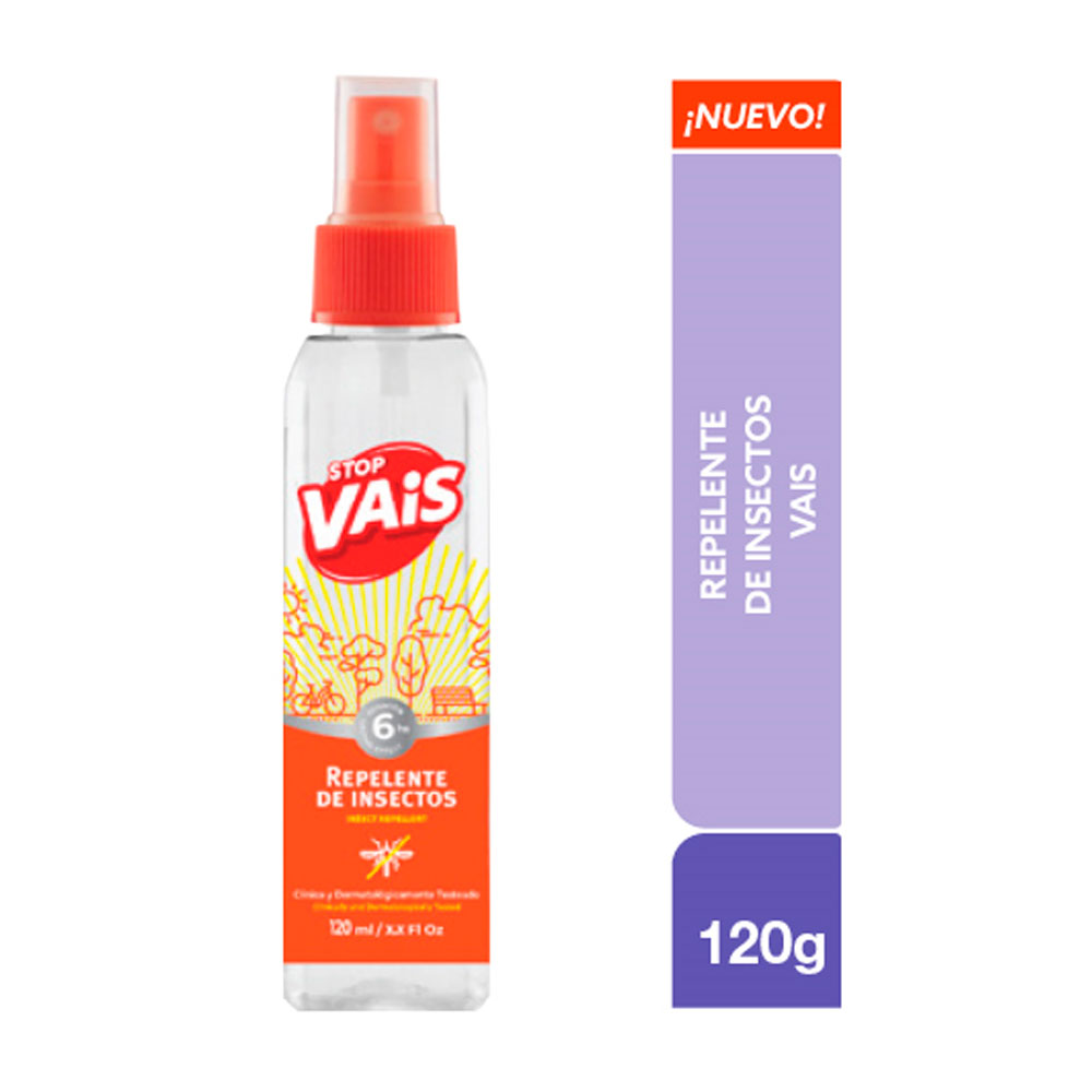 VAIS REPELENTE INSECTOS 120ml SPRAY