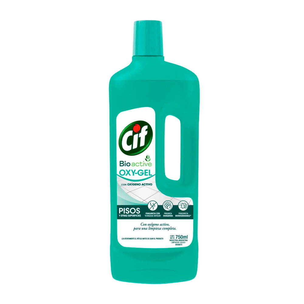 CIF BIOACTIVE OXY-GEL PISOS Y SUPERFICIES 750ml