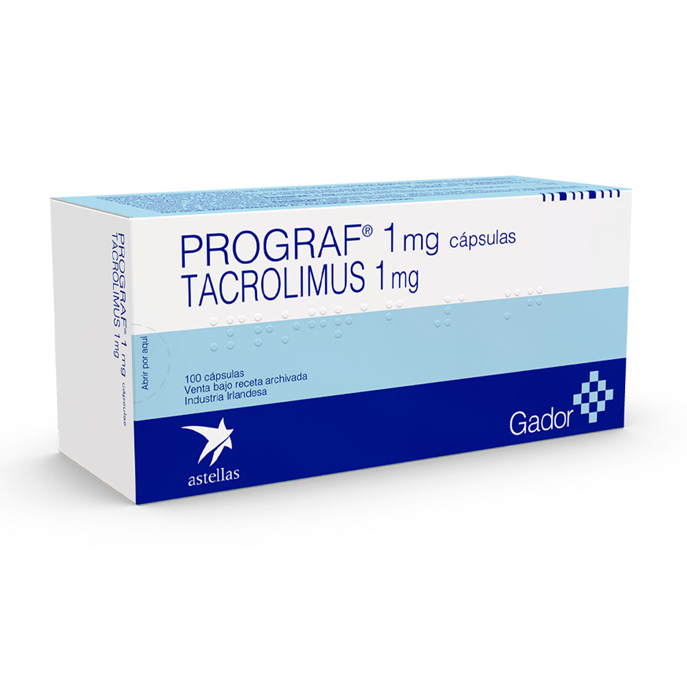 PROGRAF 1 MG.X 100 CAPS.
