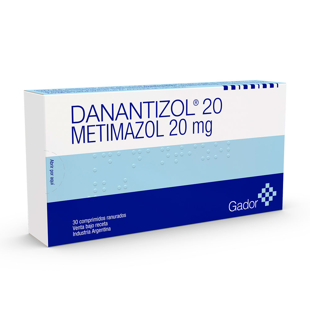 DANANTIZOL 20 MG.X 30 COMP.