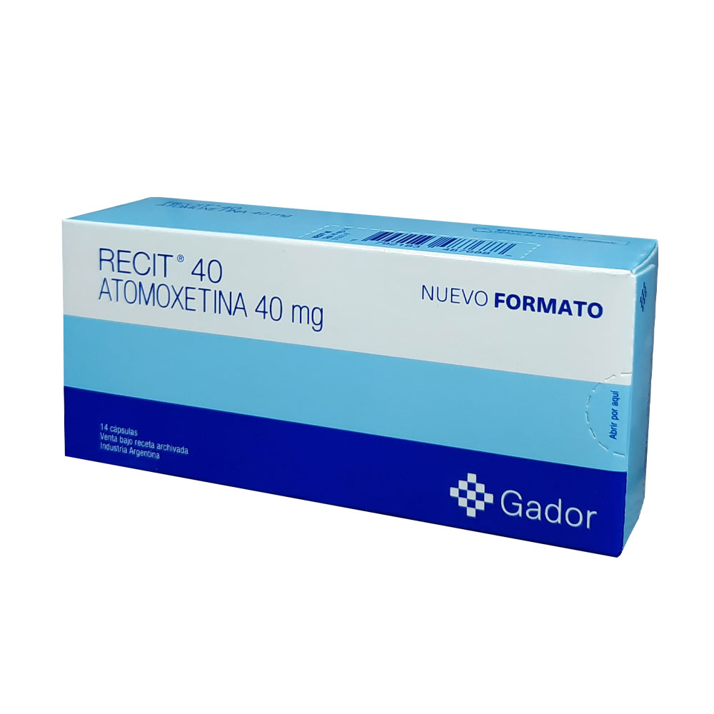 RECIT 40 MG.X 14 CAPS.
