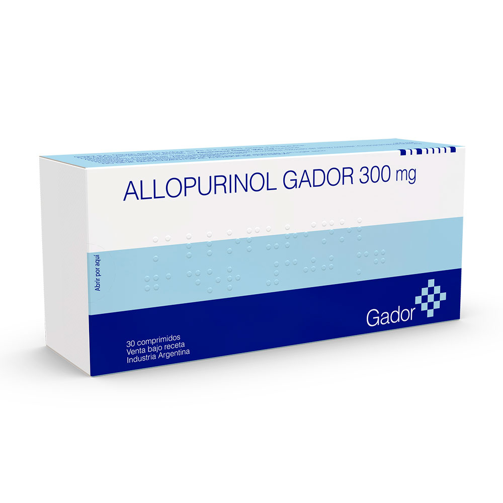 ALLOPURINOL GADOR 300x30 COMP.