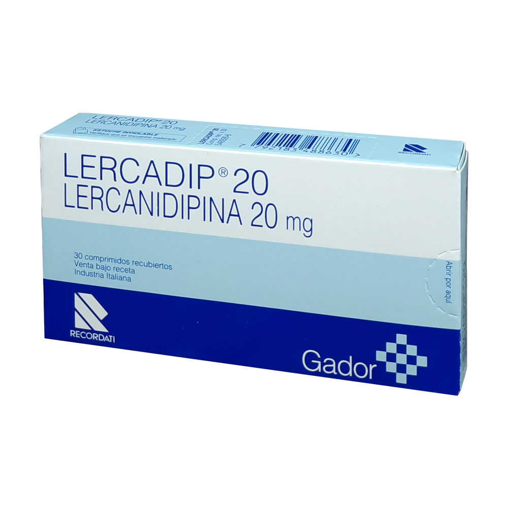 LERCADIP 20 MG.X 30 COMP.